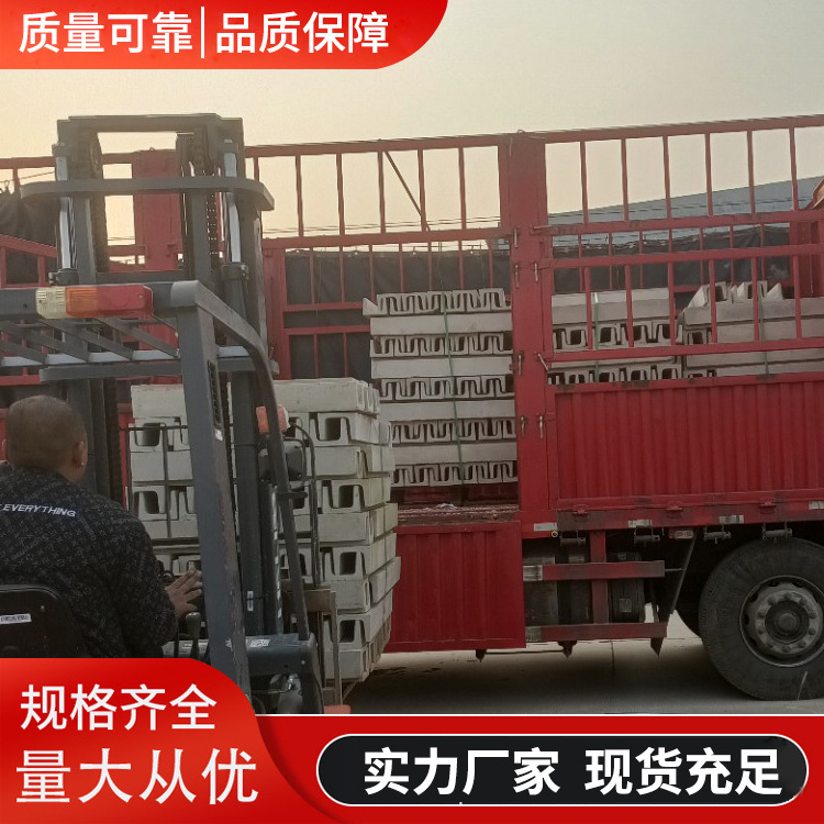 水泥电缆沟线槽  工程路基混凝土水泥槽 U型单双排水电缆槽 泽昌