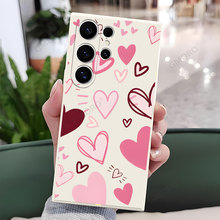 粉色爱心适用三星Note20精孔全包S25ultra手机保护套GalaxyNote10