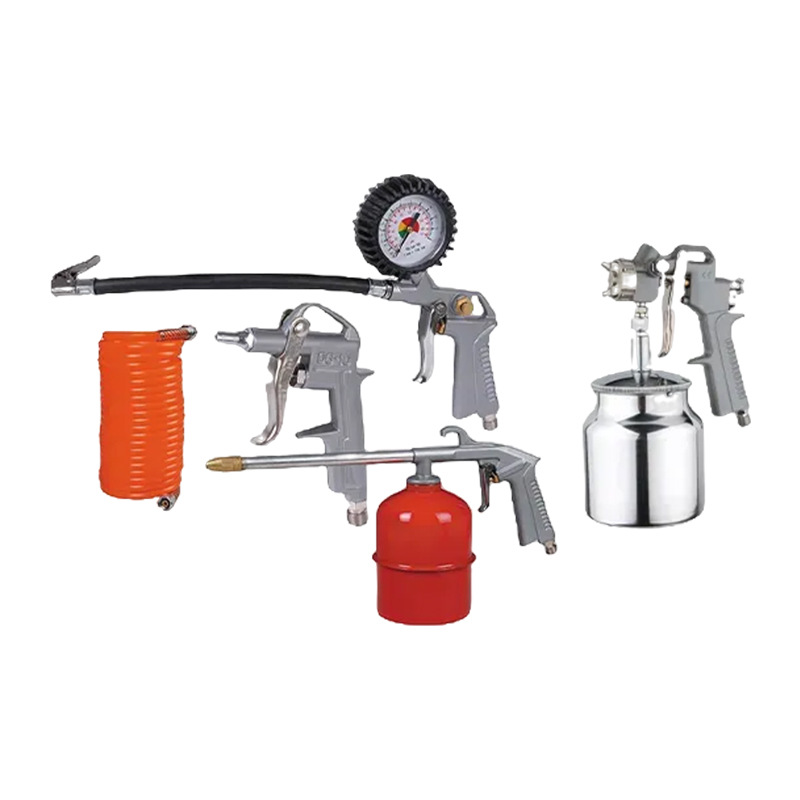 Pistola de pintura neumática de cinco piezas de reparación de automóviles de W-2000A2-S personalizada transfronteriza, pistola de polvo, pistola de limpieza, pistola de presión de neumáticos