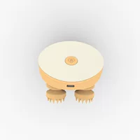 Ручной скальп‑массажёр (Kangyida), перезаряжаемый USB, силиконовые насадки, готов к подарку