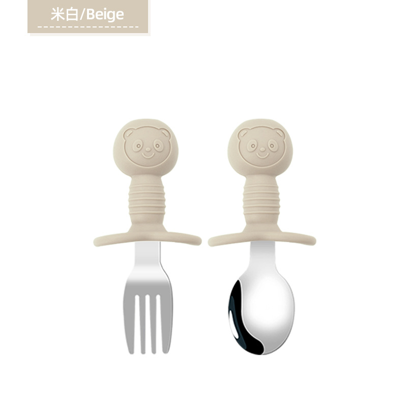 Vajilla para niños 316 tenedor y cuchara de acero inoxidable