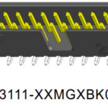 WCON 简牛牛角插座直插弯插贴片连接器及配套线端