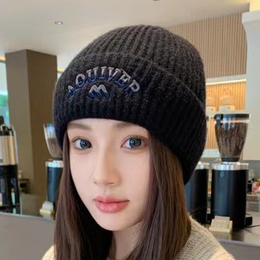 Cadeau de Nouvel An Petit Chaperon Rouge Unisexe Bonnet en Laine Tricoté Chaud pour la Chaleur de l'Automne et de l'Hiver_voghion.com