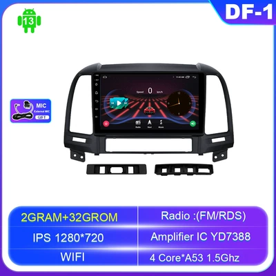 Cross-Border Suitable for Modern New Shengdaantefe 06-12 Android Central Control Large Screen Car Gps Navigation (DVD Navigation) - android-navigation-wifi-version-132g-official-standard