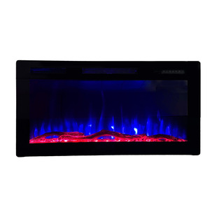 Simulated Flame Fake Fire European Multi-Color Fireplace Home Indoor Embedded Electric Fireplace Heating Decorative Wall-Mounted Stove