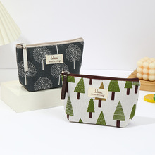 现货批发帆布化妆包钥匙手机零钱包学生笔袋女士手拿包化妆收纳包