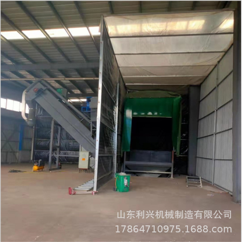 深圳集装箱卸矿粉的设备 粉煤灰中转装罐卸车机 铁路集装箱卸灰机