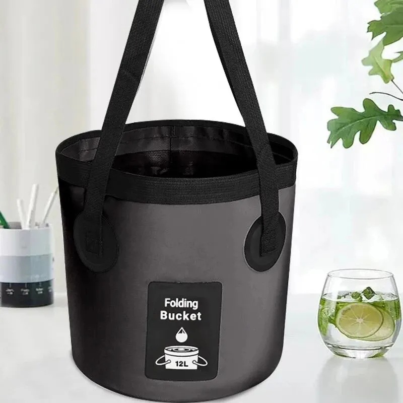 Hot outdoor convenient box, car wash integrated molding fishing bucket, folding water bucket_voghion.com