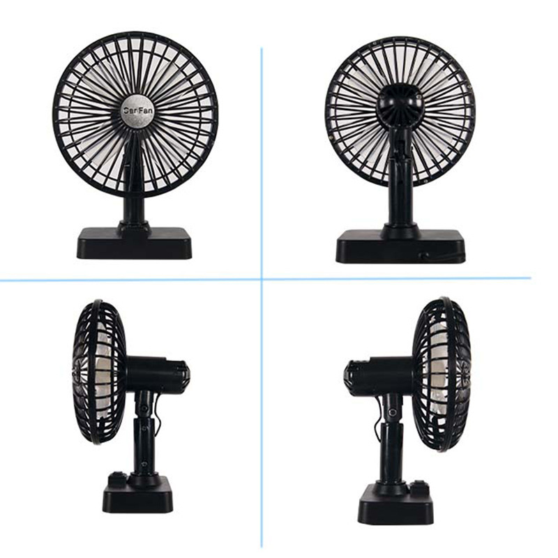 Cooling car fan, portable car electric fan, powerful airflow, small car fan, in-car cooling fan, customizable