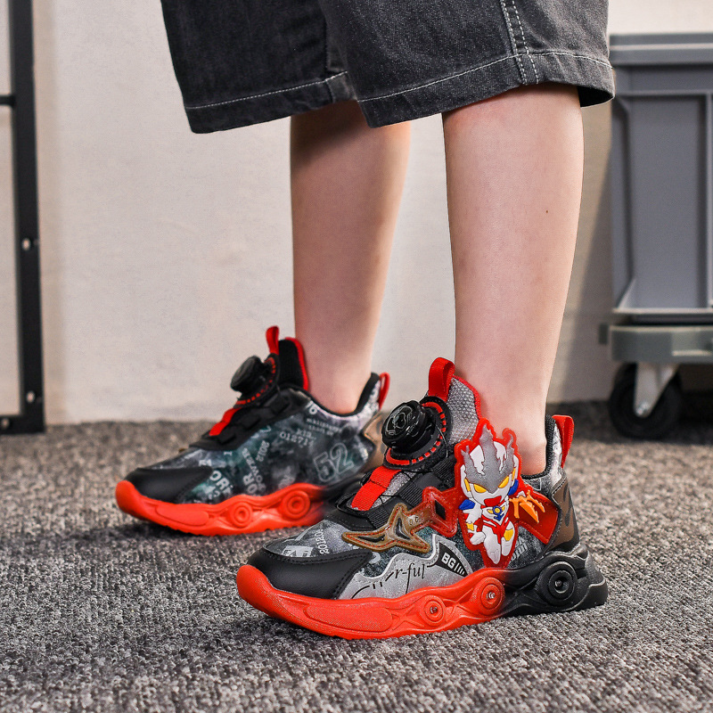 Children's dual wheel invisible shoelaces for boys for students
