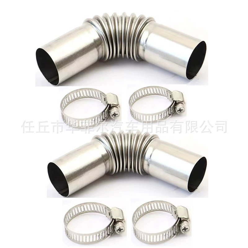 Трансграничный нагреватель Webasto 13 см выхлопная труба 24 мм колено Соединительная труба из нержавеющей стали гофрированная дымовая выхлопная труба