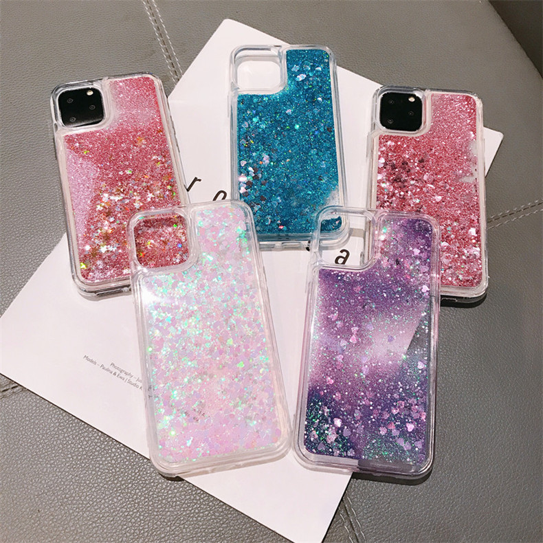 Suitable for Apple 8/7P quicksand 15 liquid 14/13 sets of mobile 12PRO/11promax mobile phone case 16/XS