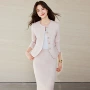 圆领女士婚庆宴会西服
