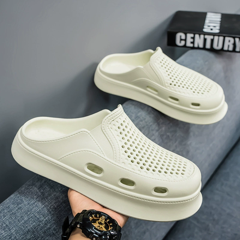 Кроссовки Croc для верхней одежды, высококачественные летние новинки 2025 года, модные мужские повседневные и удобные сандалии и тапочки на толстой подошве