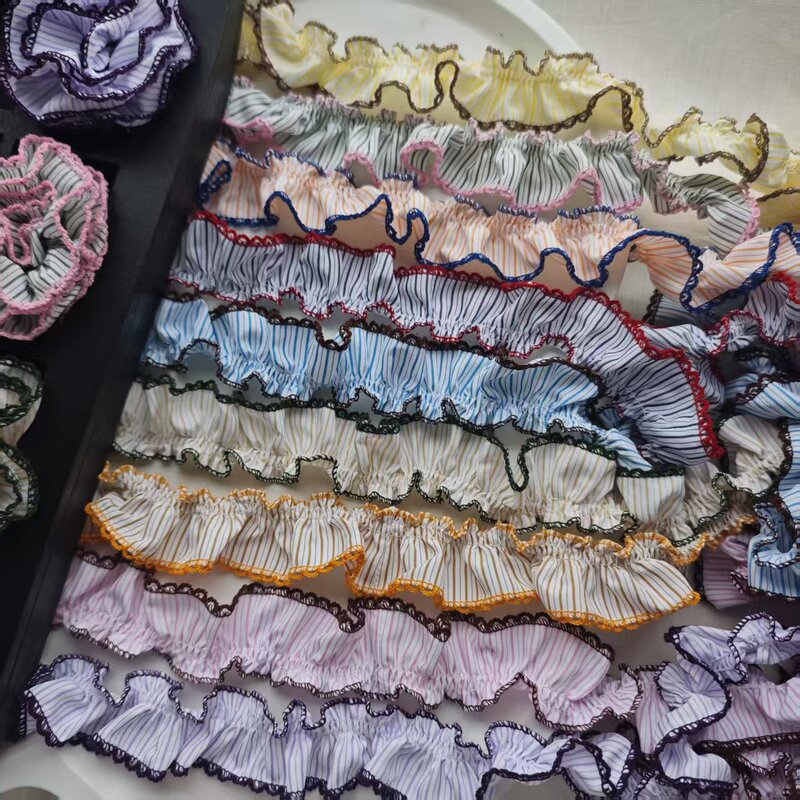 Xu Yixing Color Line Winter Lolita Striped Design Contrasting Pleated Double-Line Dog Tooth DIY Lolita Doll Clothes Xu Yixing Color Line Winter Lolita Striped Design Contrasting Pleated Double-Line Dog Tooth DIY Lolita Doll Clothes