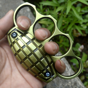 Zinc Alloy Thickened Self-Defense Ring for Four-Finger Boxing, Legal Self-Defense Fighting Iron Fist Ring