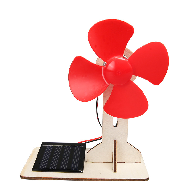 experimento científico ventilador solar para niños equipos manuales paquete de materiales tecnología pequeña producción pequeña invención ciencia y educación frontera