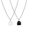 Brand small design cute ghost necklace, universal pendant for beloved, wholesale, Korean style