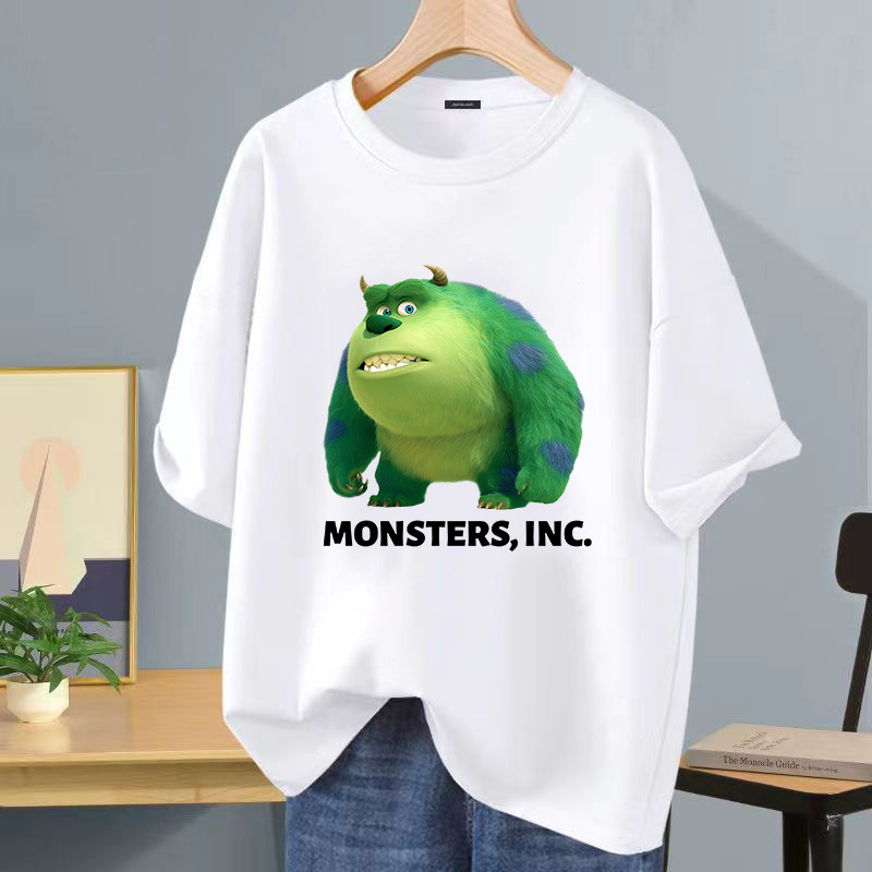 Camiseta de manga corta negra de seda helada de verano impresión de logotipo impreso ropa de clase de bricolaje ropa de trabajo camiseta de cuello redondo impresión