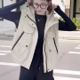 新款连帽春秋无袖马夹