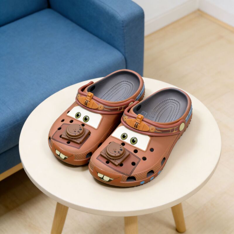Lightning Mcqueen Cartoon Car Clogs Sandals Cars Beach Slippers for Men, Women, Adults, and Family Lightning Mcqueen Cartoon Car Clogs Sandals Cars Beach Slippers for Men, Women, Adults, and Family