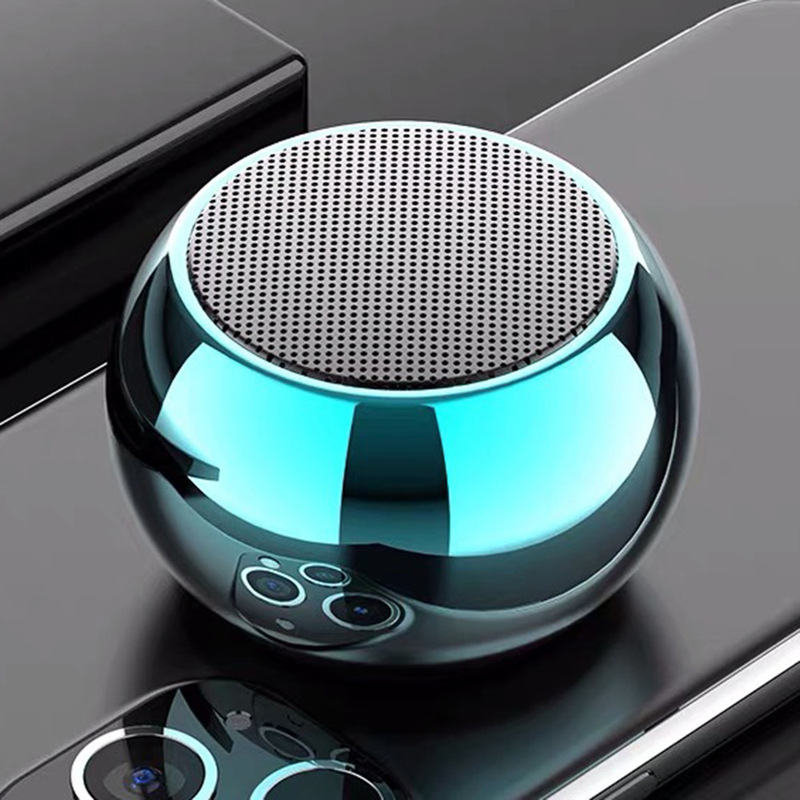 M3電気メッキスピーカー無線携帯スピーカーbluetooth音声提示グラデーションミニbluetoothスピーカープライベートモデル|undefined