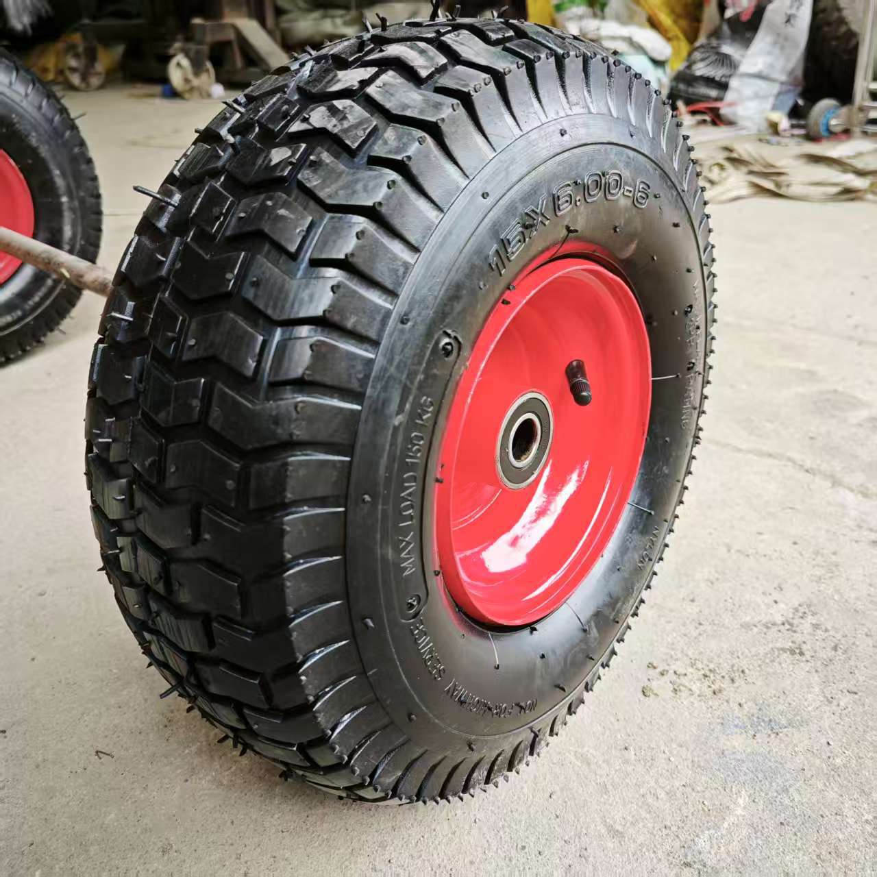 包邮15*600-6充气轮沙滩车轮18寸加厚耐磨重型轮胎高弹减震