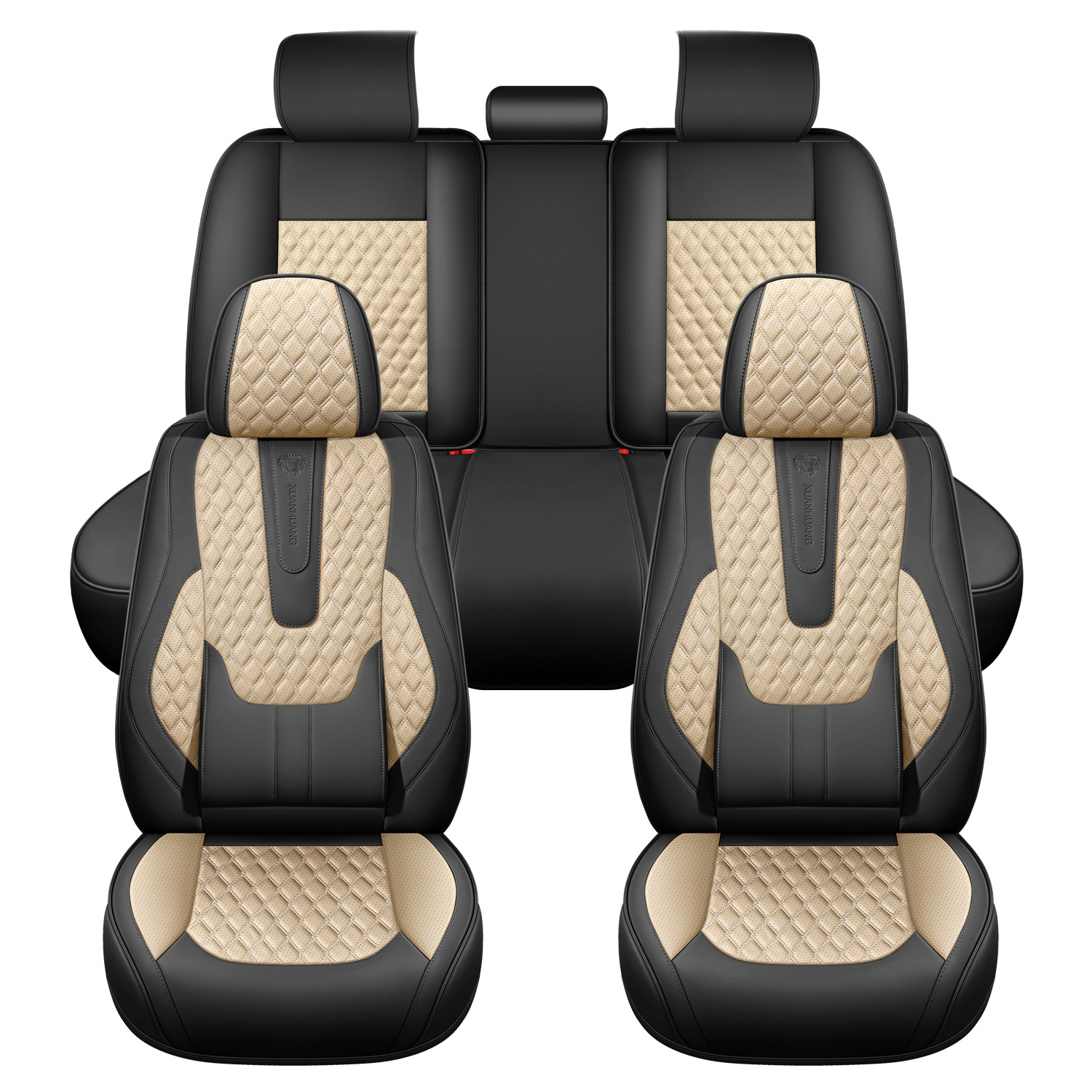 New Foreign Trade Car Seat Cushions, Full Leather, Full Coverage, Universal for All Seasons, Five-Seater Car Seat Cushions, Factory Wholesale