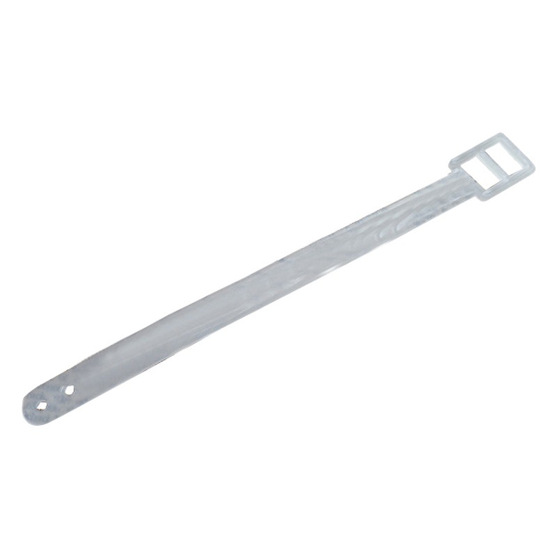 Factory direct luggage tag hanging buckle pe belt strong safety plastic belt fixed plastic belt sufficient supply