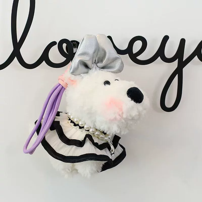 Cute plush pendant, doll, keychain, bee, high-quality style