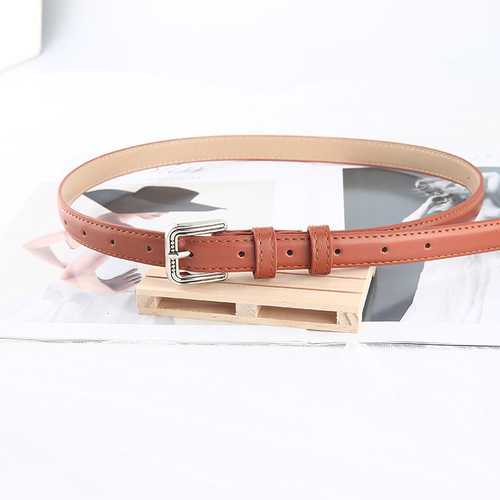 Factory direct supply  new letter pin buckle belt for women, versatile, simple, retro, women's belt, decorative jeans belt