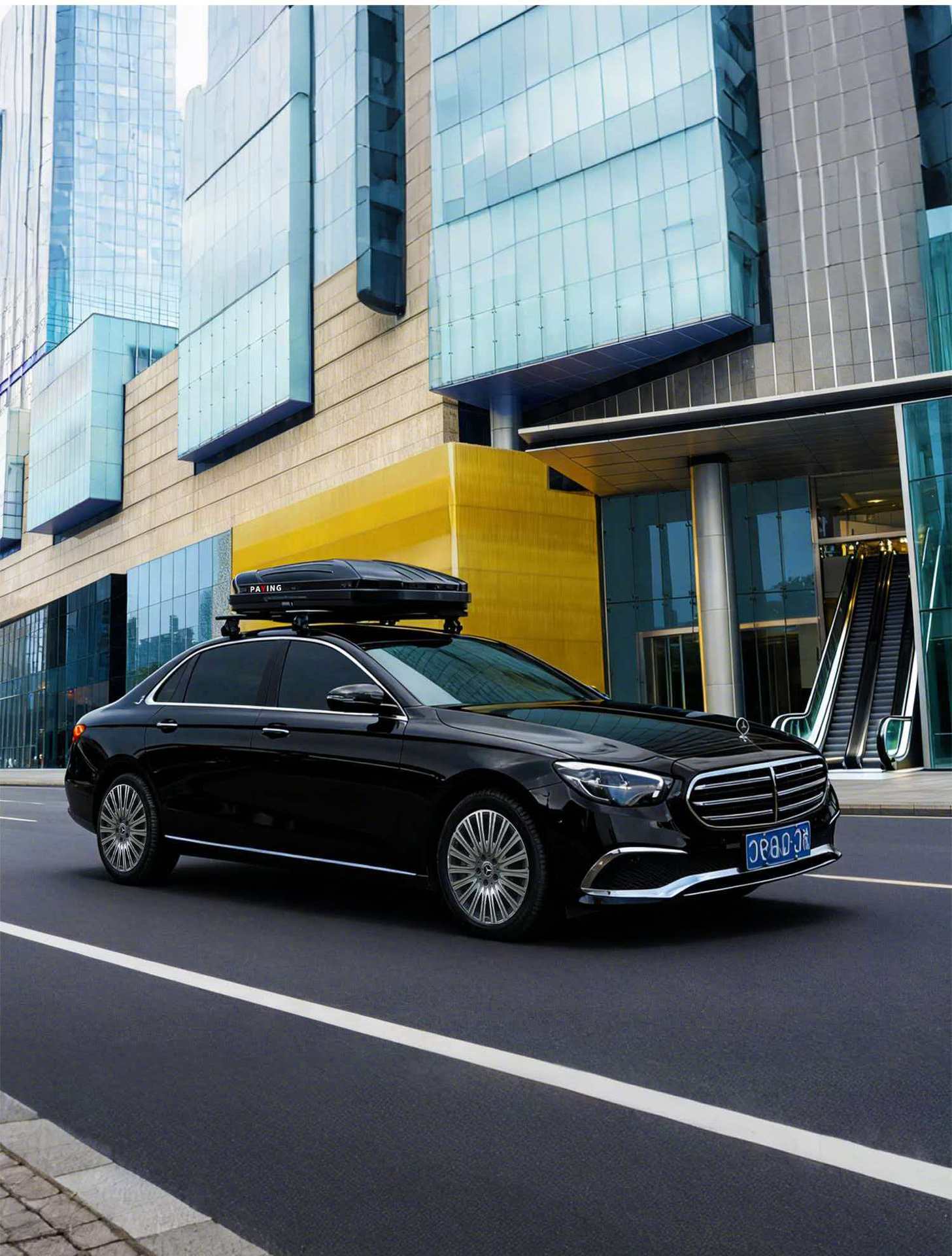 Suv Roof Luggage Box Large Capacity Off-Road Vehicle Roof Box Et5T Universal Es6 Ultra-Thin Es8 Car Travel Box