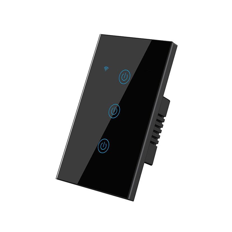 유니버설 버전 Tuya WIFI 120 유형 검정색 3개 개방형
