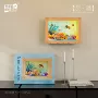 带灯森林挂画相框小颗粒