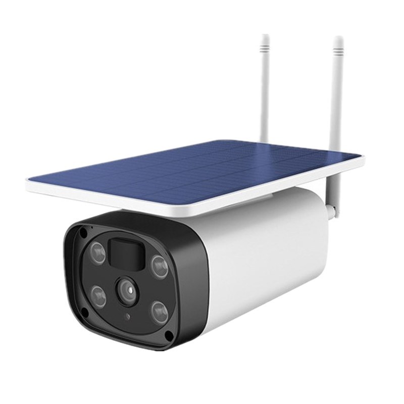 太阳能摄像头电池监控手机远程高清免插电野外果园养殖无线监控器