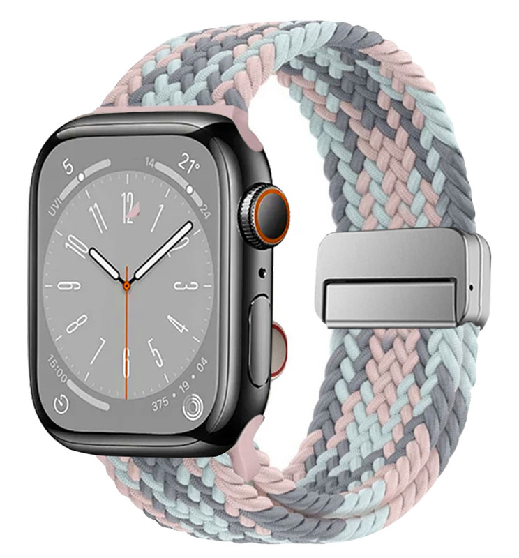 适用苹果磁吸扣尼龙口环表带手表表带 38MM 42MM型号手表带|undefined