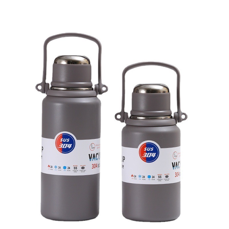 Simple nuevo 304 taza de acero inoxidable motocicleta al aire libre de gran capacidad de viaje hervidor deportivo hervidor de montaña portátil