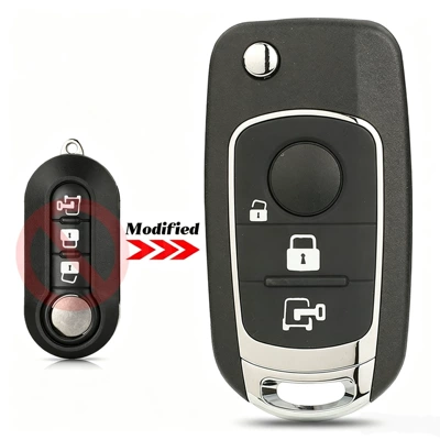 Car Keys 500 Panda modified folding car - 3-key-key-symbol