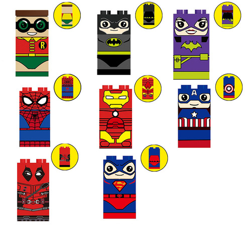 Compatible LEGO Minifigure Harry Potter Batman Minifigure LEGO Hero Minifigure Children's Intelligence Toy
