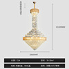 Ceiling lamp for country house for living room suitable for stairs, light luxury style