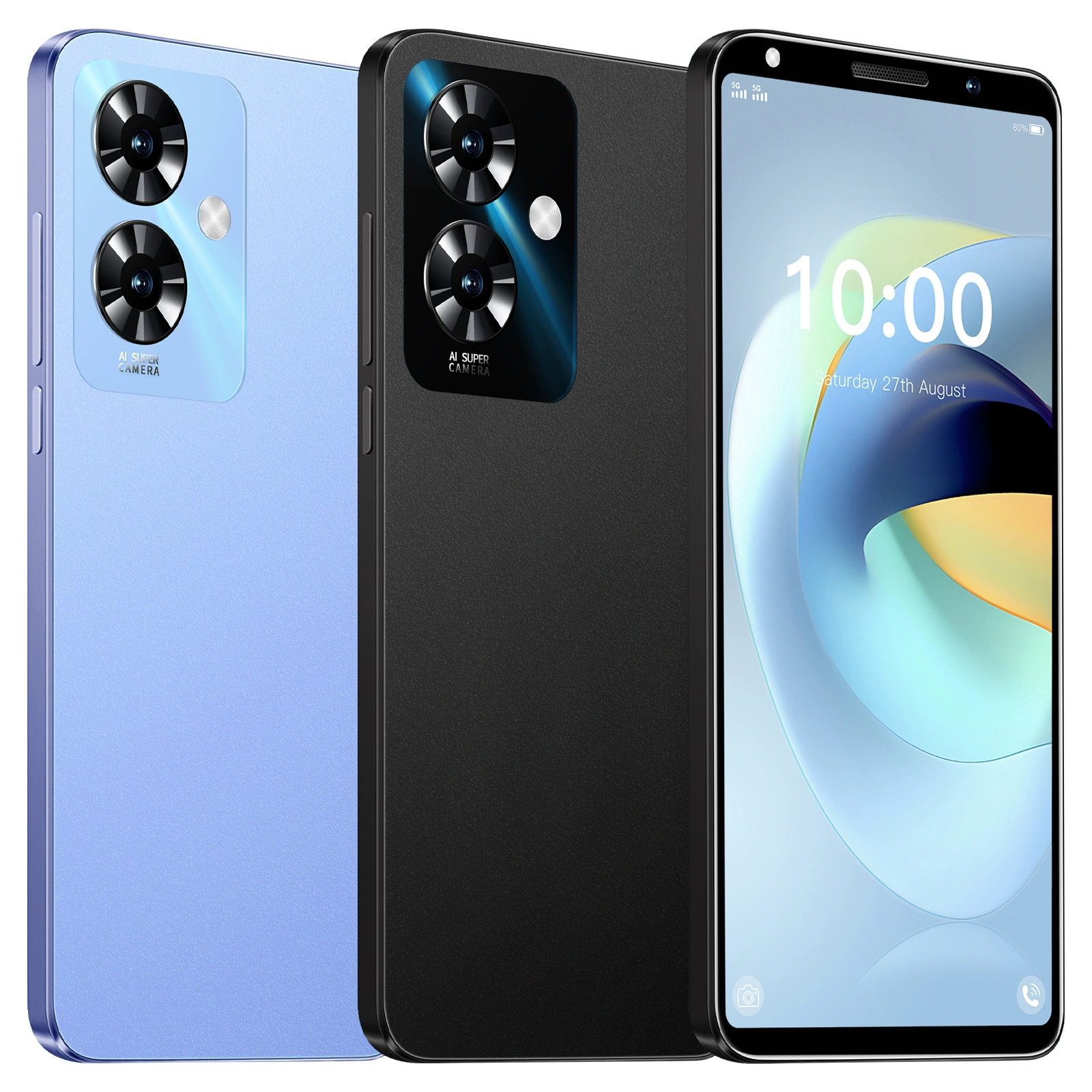 Смартфон Note 60 5.5 дюйма, 16 ГБ Android, в двух цветах (чёрный/синий)