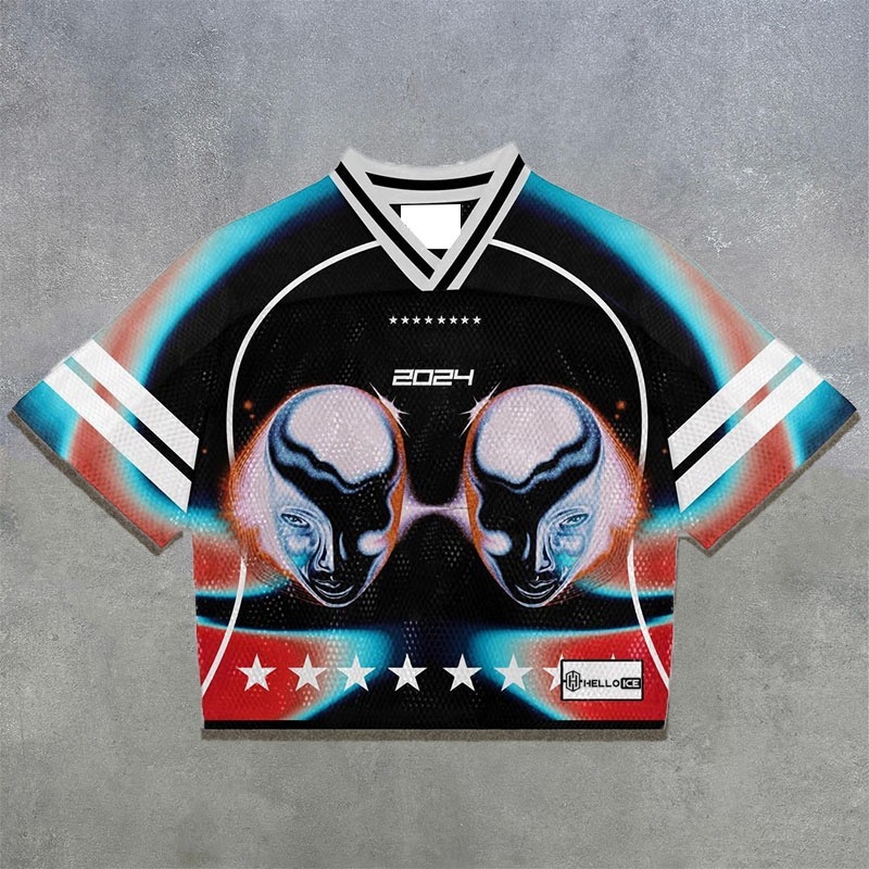 ヨーロッパとアメリカのクロスボーダー Tシャツ メッシュ半袖速乾メンズ サッカー ジャージ pod1776 プリント愛国的な 3D プリント TK|undefined