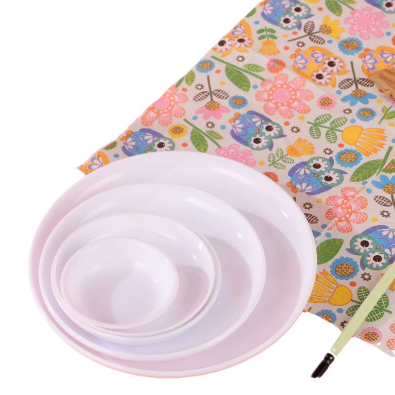 Имитация фарфоровой круглой палитры для акварели и традиционной китайской живописи, многофункциональная форма для красок в форме бабочки для каллиграфии и чернил для традиционной китайской живописи, оптом.