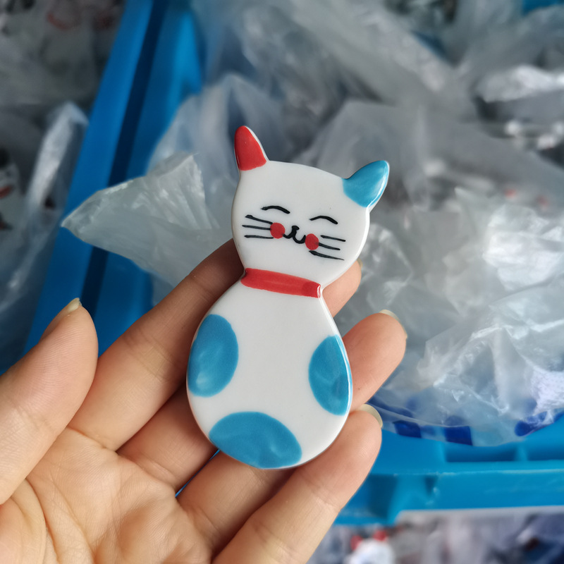 블루랙돌 고양이 냉장고 자석 1개(세라믹)