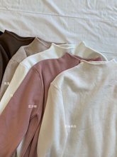 软糯半高领毛衣内搭打底衫冬季百搭春秋显瘦套头长袖针织衫上衣女