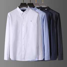 Tommy汤米牛津纺男士商务休闲长袖衬衫莼棉舒适版衬衣