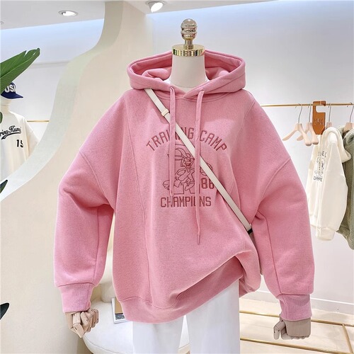 【Original Craftsmanship】Cardigan Cartoon Korean Rabbit Loose Plus Size Hooded Sweatshirt Women 2025 Hooded Sweatshirt Outerwear