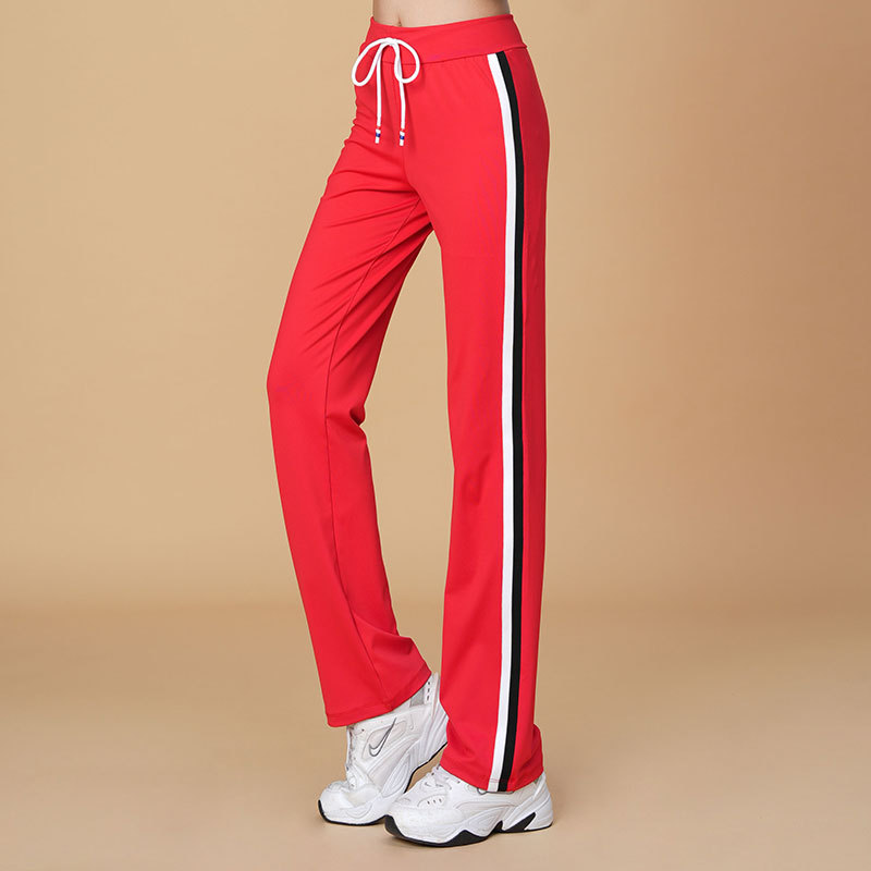 Spring summer trousers, quick dry dancing overall for gym, loose straight fit 3
