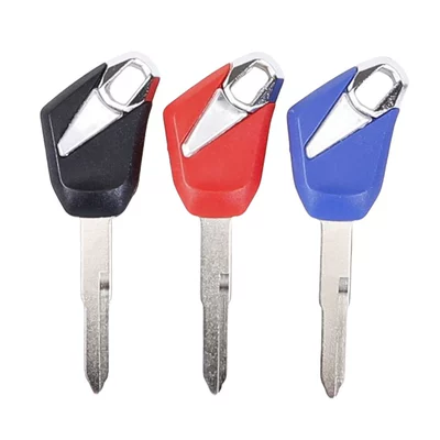 For Kawasaki motorcycle Ninja 250Ninja Z250 Z300 Z800 Z1000 key embryo/handle (Motorcycle Key) - black-left