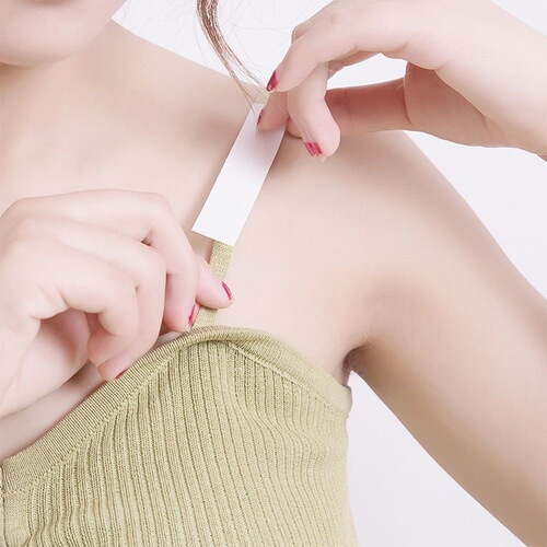 Anti-leak sticker collar artifact shirt collar chest double-sided tape clothes invisible tie skirt universal fixed anti-slip